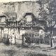 Georges lefebvre, old cottage, black and white photo, circa 1930. signed in ink