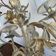 Florentine lamp with foliage from the 1970s.