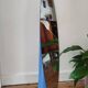 Vintage blue lipstick mirror