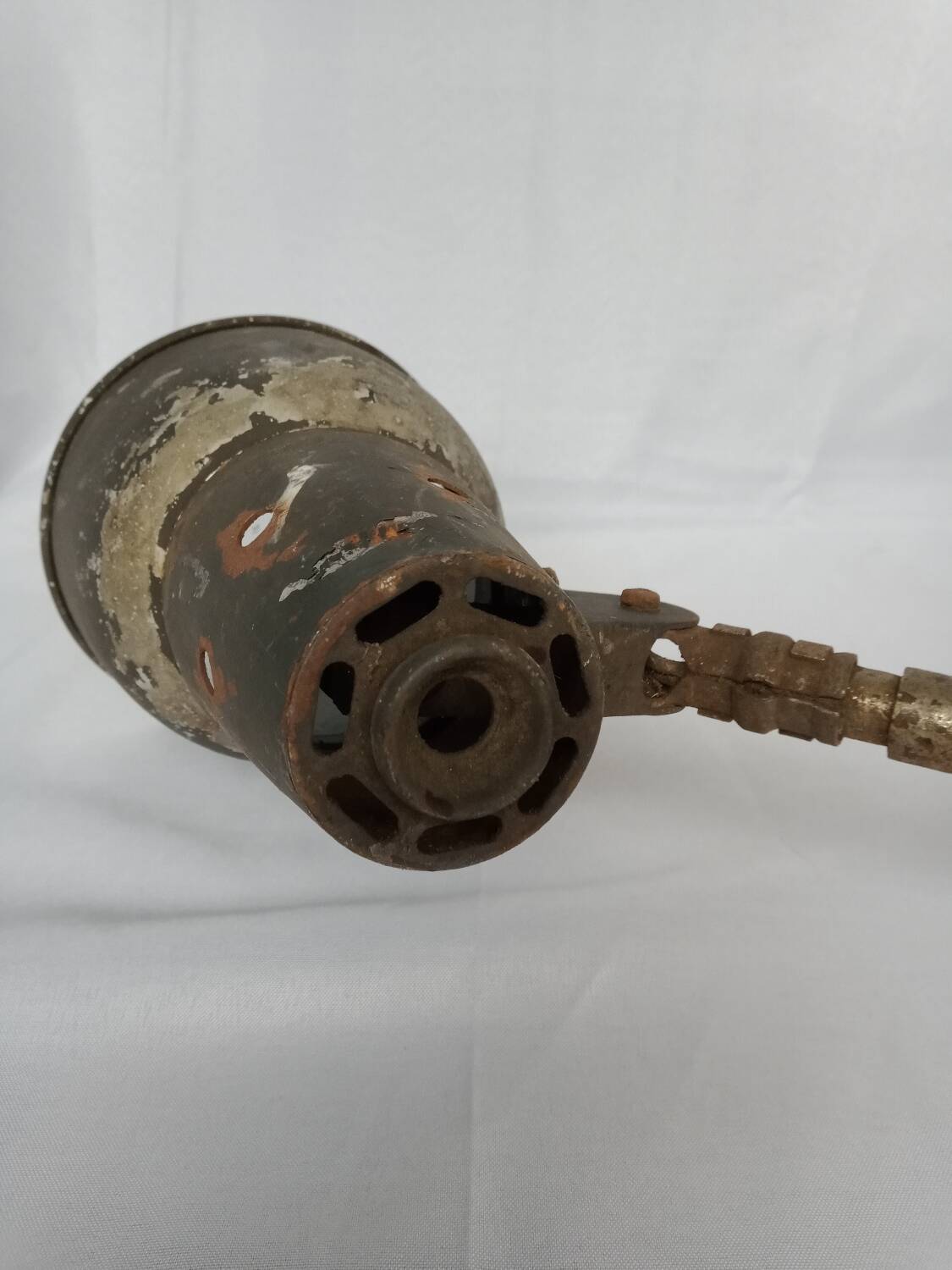 Industrial black metal lamp