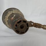 Industrial black metal lamp