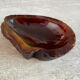 Vintage brutalist onyx ashtray