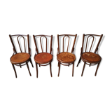 Series of four bistro chairs