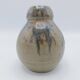 Vase coloquinte en grès vernissé
