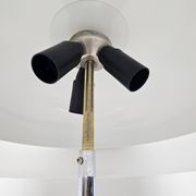 Mushroom Table Lamp in Chrome, Italy 1970's