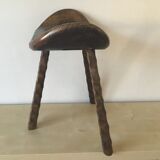 Brutalist tripod stool