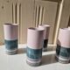 Set of 5 Ceramic Glasses Yvon Roy Dlg Capron Picault
