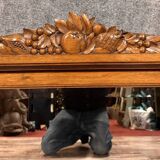 Art deco period walnut mirror circa 1930