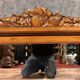 Art deco period walnut mirror circa 1930