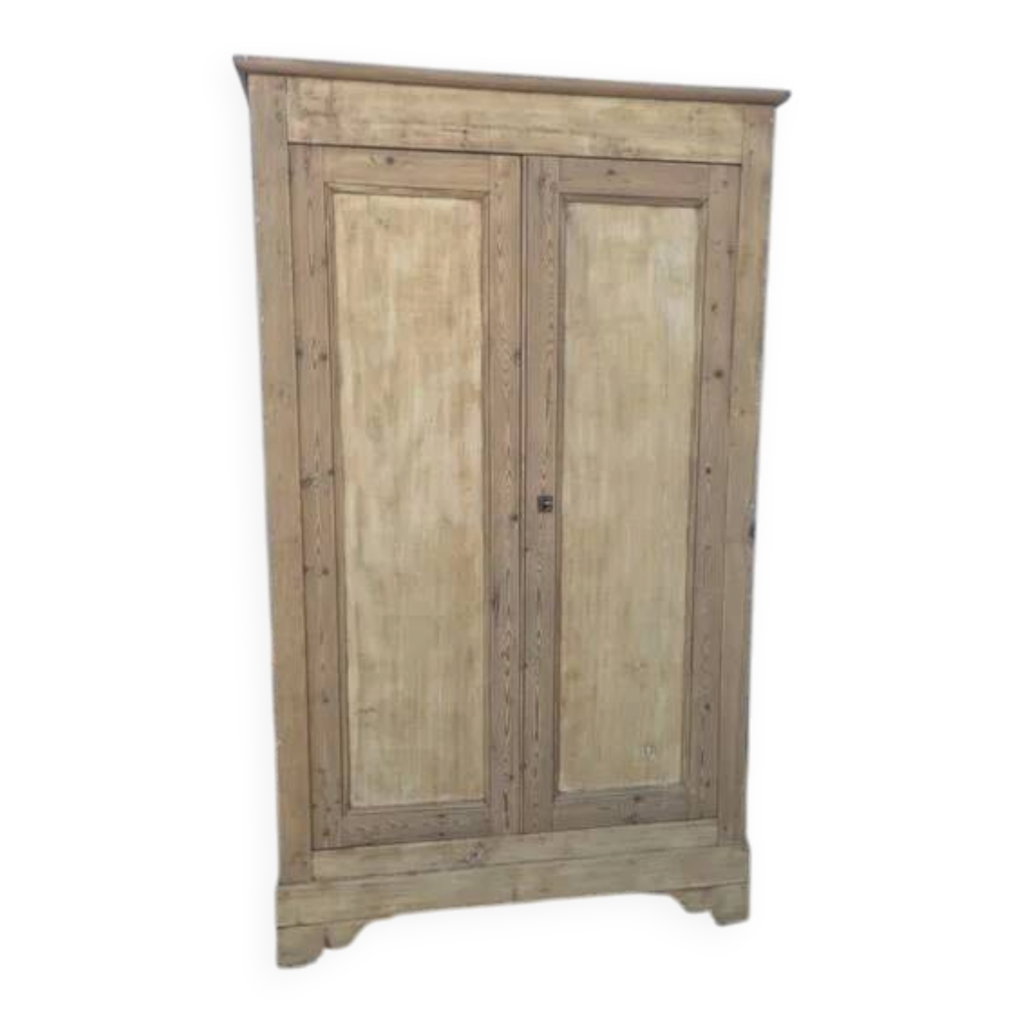 Natural wood wardrobe