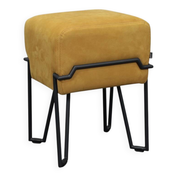 Tabouret bas Bokk en cuir par Ka-Lai Chan pour Puik