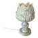 Alabaster lamp depicting an artichoke, 1940s-1950s