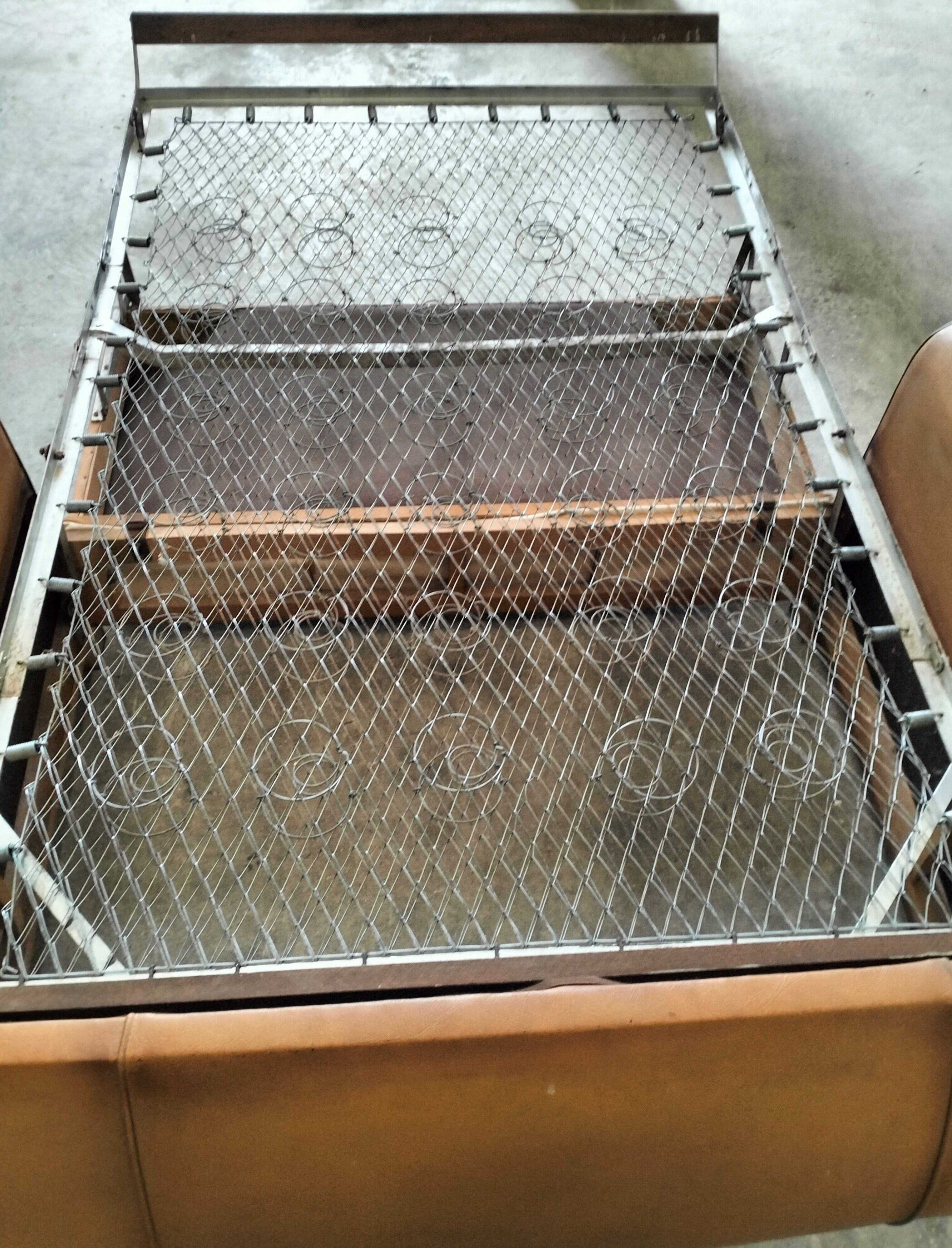 Vintage convertible moustache club sofa