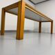 Large modernist plywood table, Memphis style, 1980s
