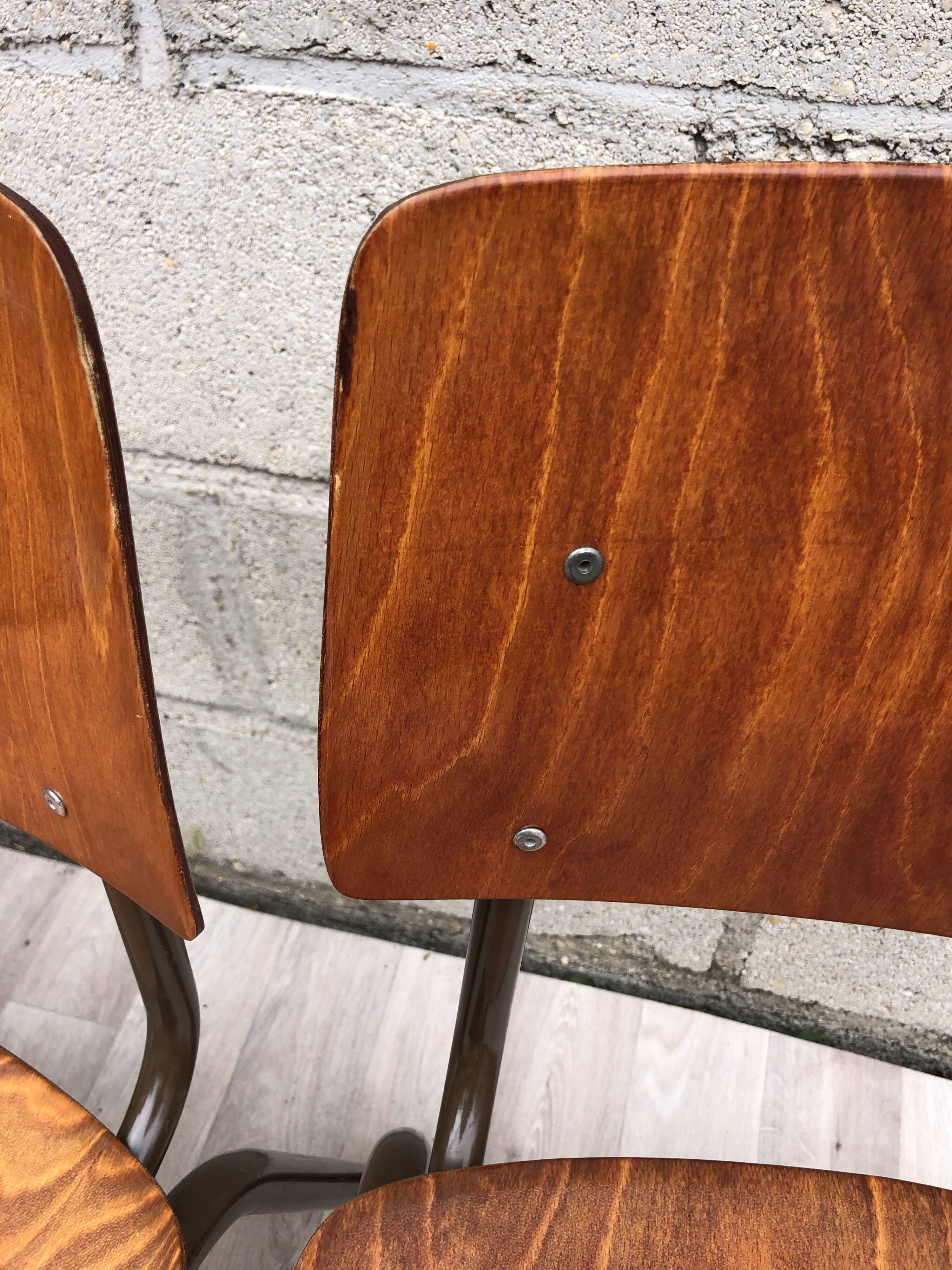 Lot of 6 vintage Marko 60s chairs