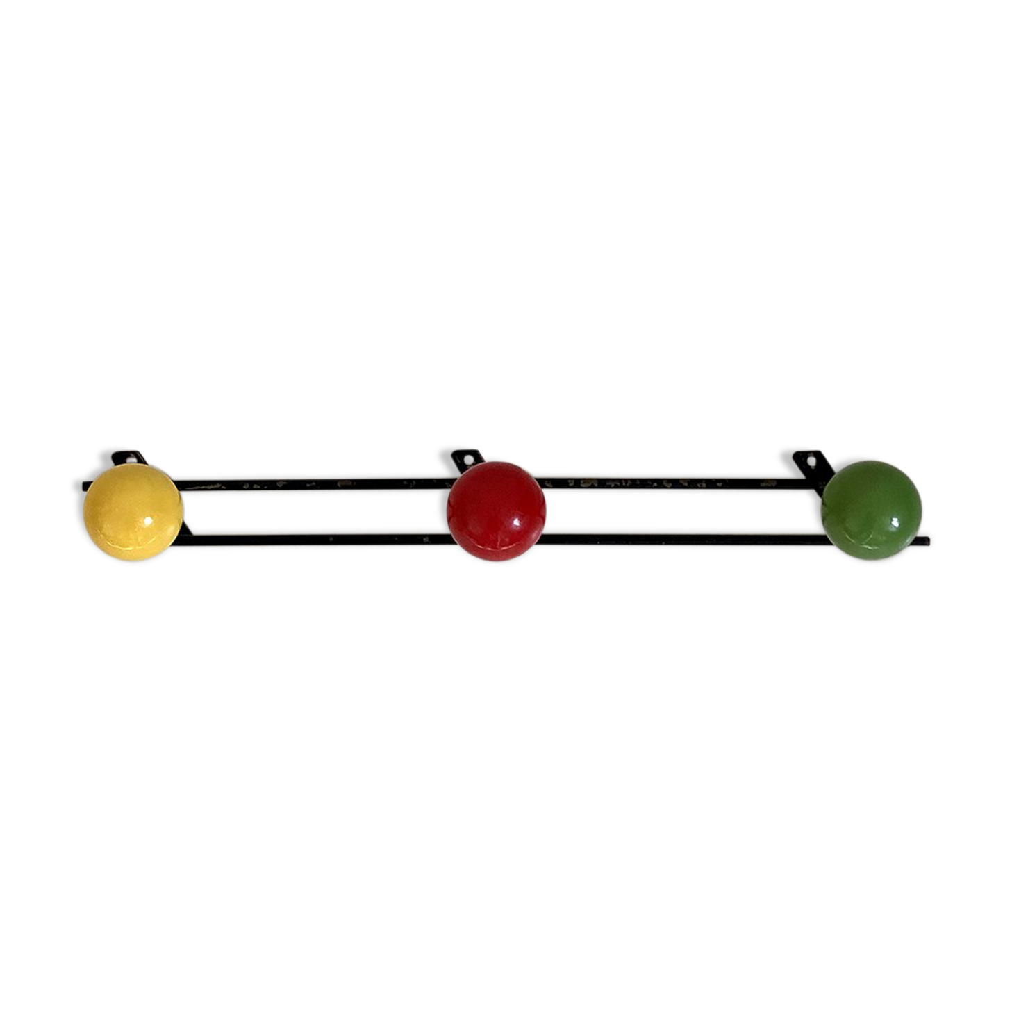 Vintage wall coat rack 60's