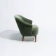 Carl Malmsten Swedish Lounge Chair, 1950s, in Mohair Velvet by Chase Erwin
