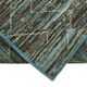 Handwoven Tribal One of a Kind 86 cm x 335 cm Blue Wool Runner Carpet