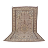 Brown Handmade Tribal Oushak Rug sku2333