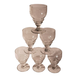 PRODUCT POP UP CHRISTMAS 2020 Six glasses with antique engraved feet