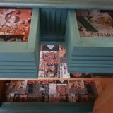 Parisian buffet - petroleum blue