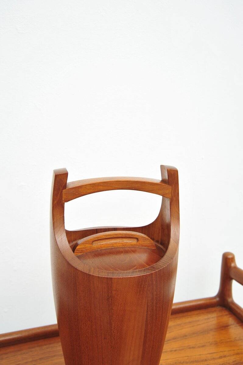 Teak ice bucket by Jens Quistgaard, 1960s