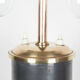Set of 2 Chinese vintage table lamps with bamboo decor