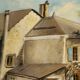 Huile sur toile paysage de campagne