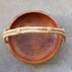 VINTAGE DESIGN WOODEN COUPE and ROPE attributed to Adrien Audoux