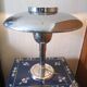 Lampe champignon vintage chromée, style industriel
