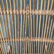 Mid-century German rattan rocking chair from Deutschen Werkstätten Hellerau, 1960s.