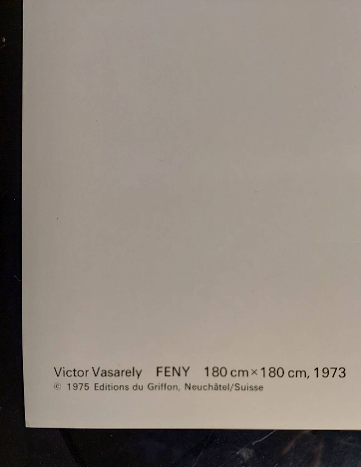 Lithographie Vazarely originale