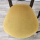 Pair of early 1900s wooden chairs with padded seat and backrests