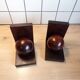 Paire de serre-livres art déco boule bois