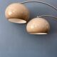 Dijkstra Mid-Century double arc mushroom floor lamp