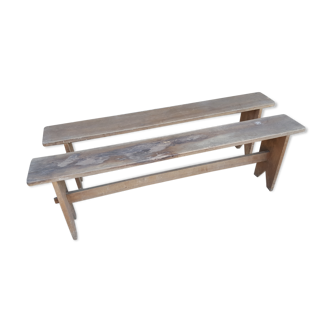 Pair of old benches