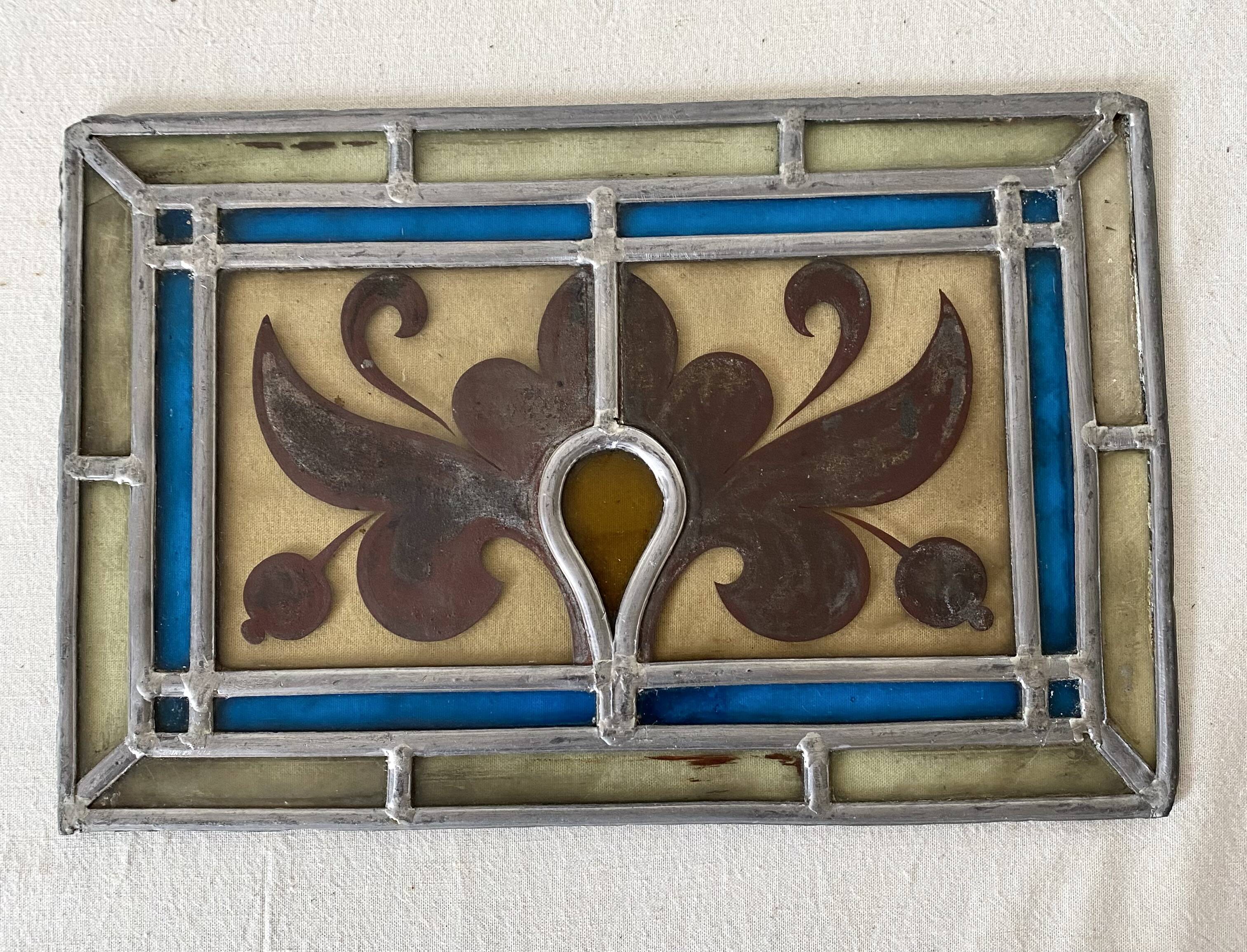 Old stained glass window