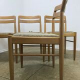 4x 60s 70s Oak dining chairs Danish design H.W Klein for Bramin
