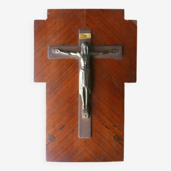 Crucifix mural Art Deco, années 20