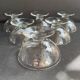 6 champagne glasses – Engraved crystal