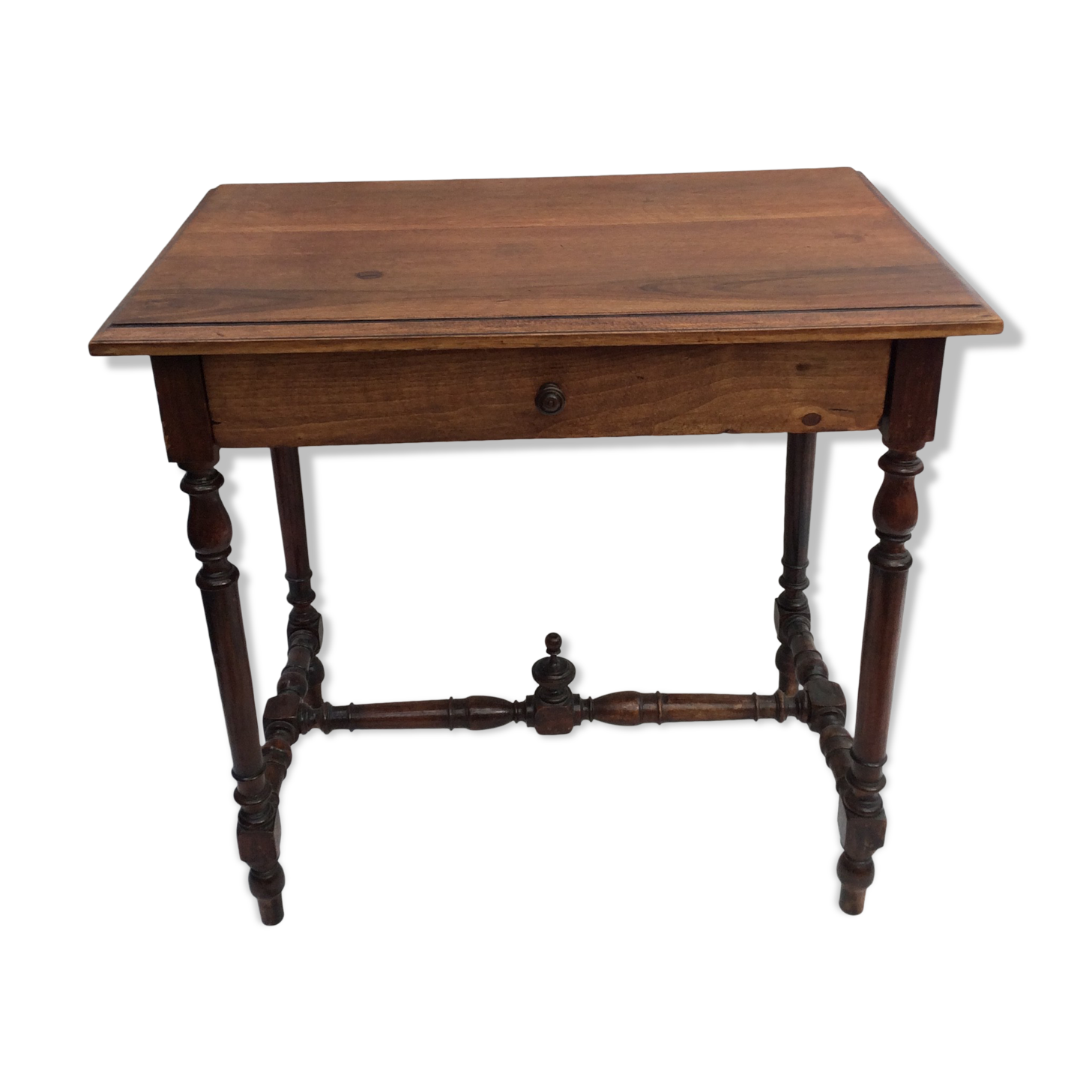 Old wooden table with drawer