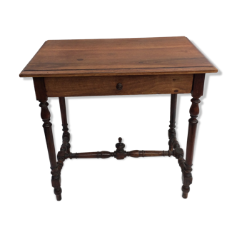 Old wooden table with drawer