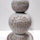 Engraved Ceramic Table Lamp "Siviglia" by Aldo Londi for Bitossi, Italy