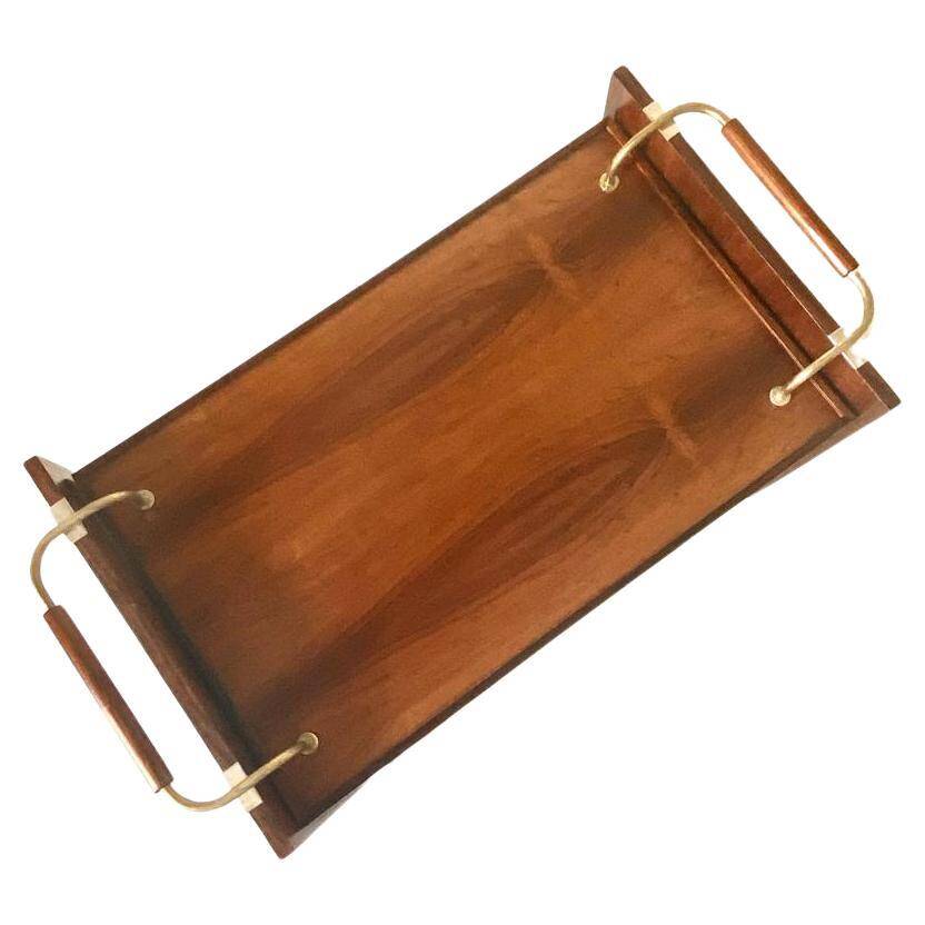 Vintage rosewood bar cart, Italy 1960s