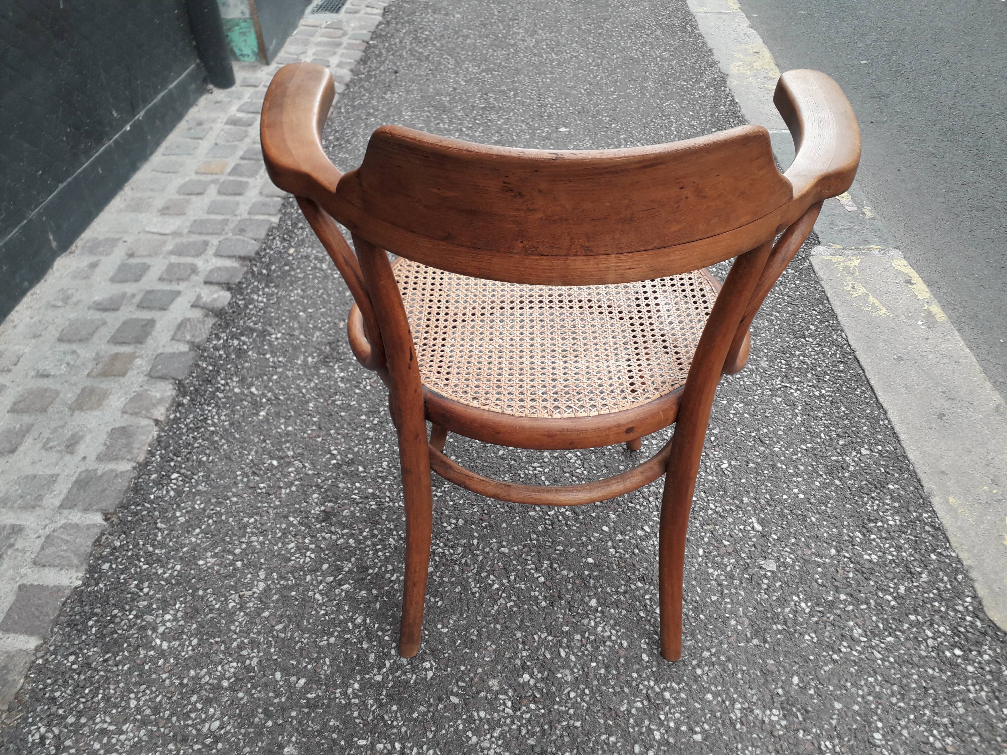 Canned Thonet armchair