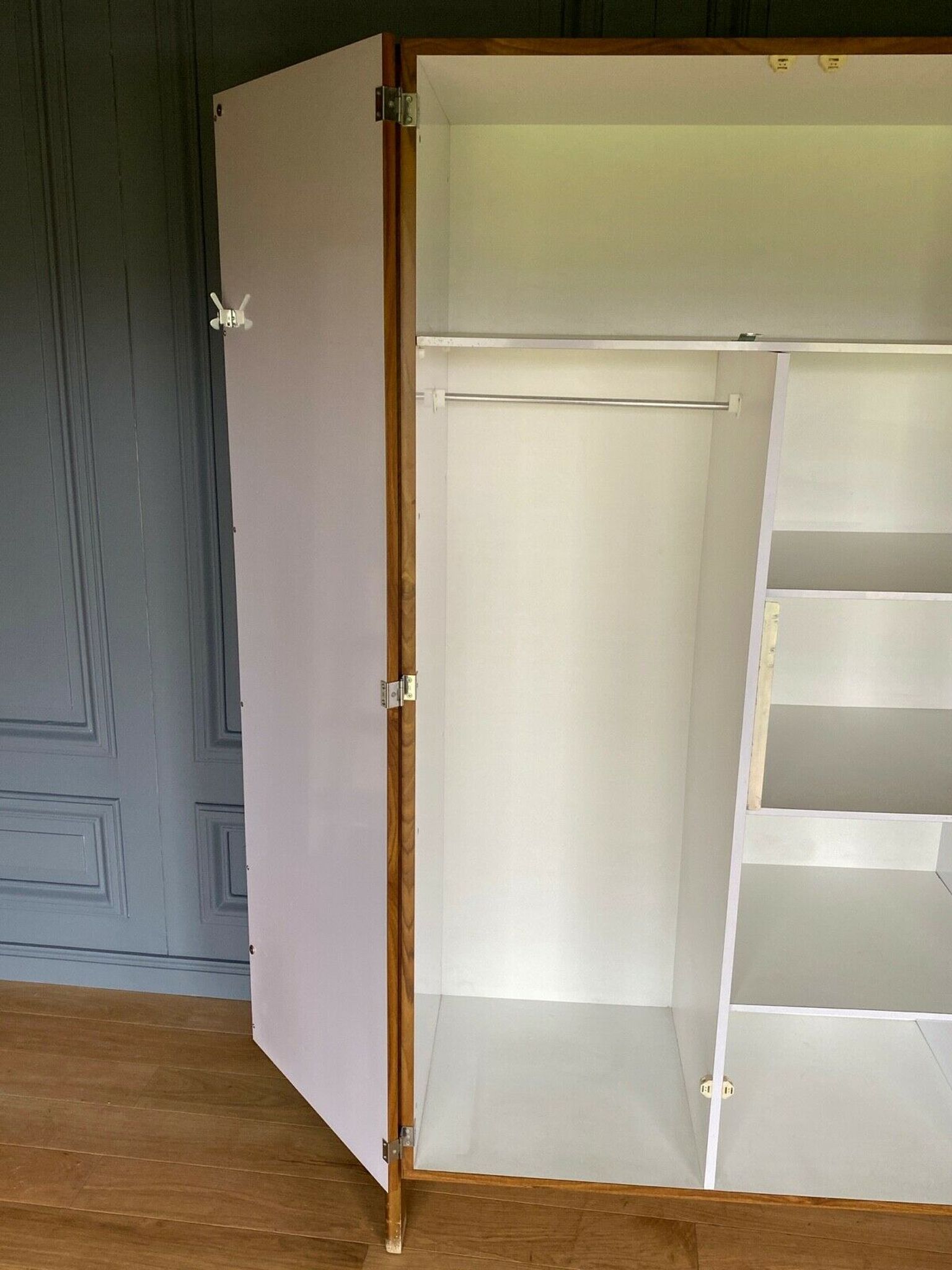Wardrobe 1980 wood french work closet storage bedroom