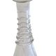 Bottle spiral old carved and decorated glass carafe