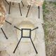 Vintage fiberglass chairs La Cigogne
