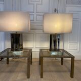 Paire de lampes Romeo Rega, signées