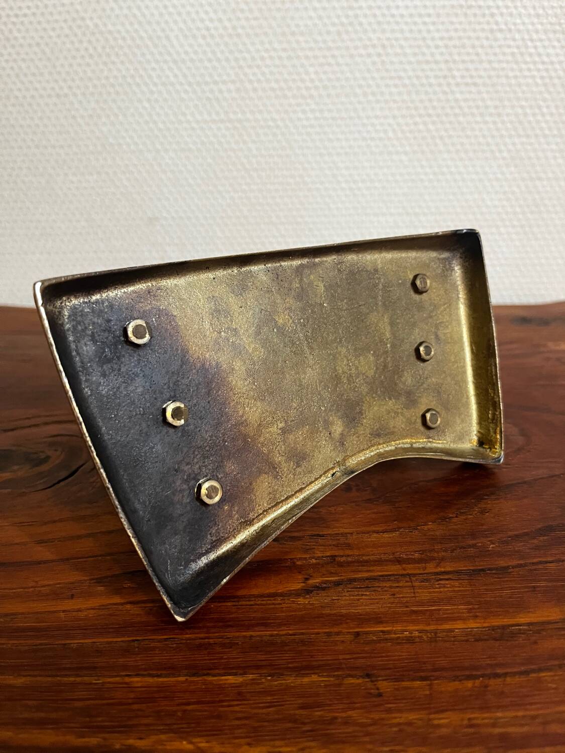 Letter holder in brass from the 1950s